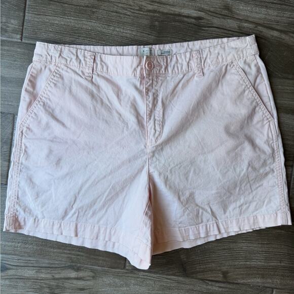 A New Day Stretch Chino Shorts – Light Pink, Women’s Size 14 - Picture 1 of 3